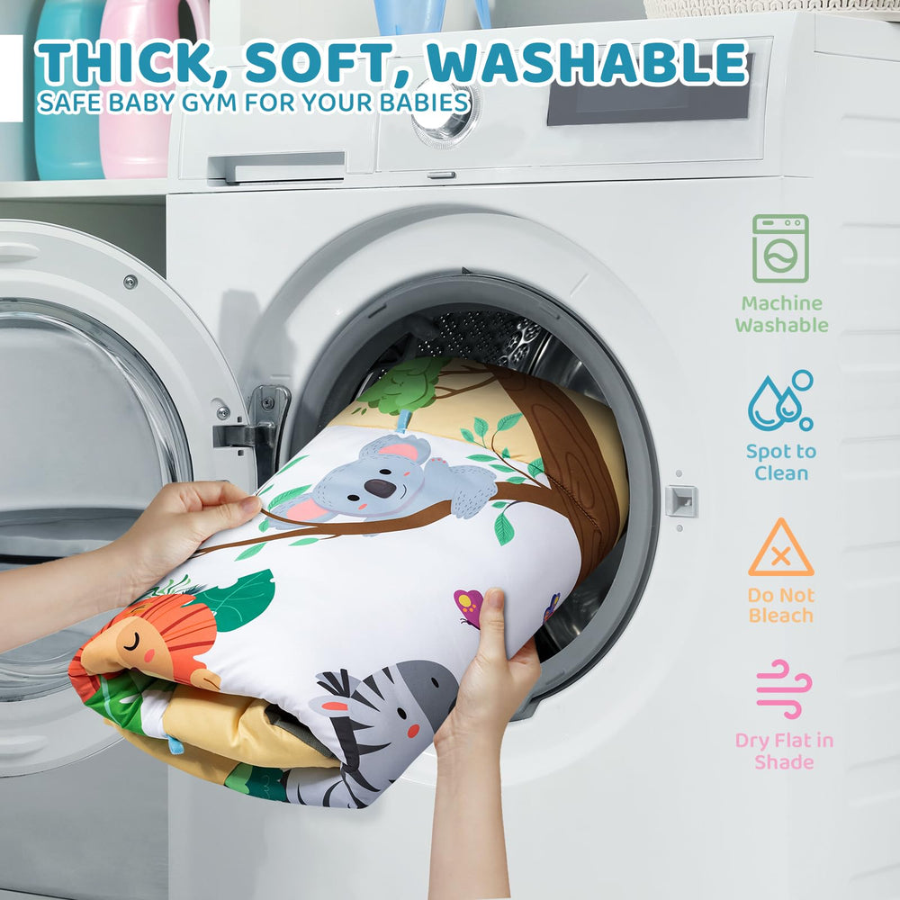 Jyusmile soft fabrics are machine washable for easy cleaning
