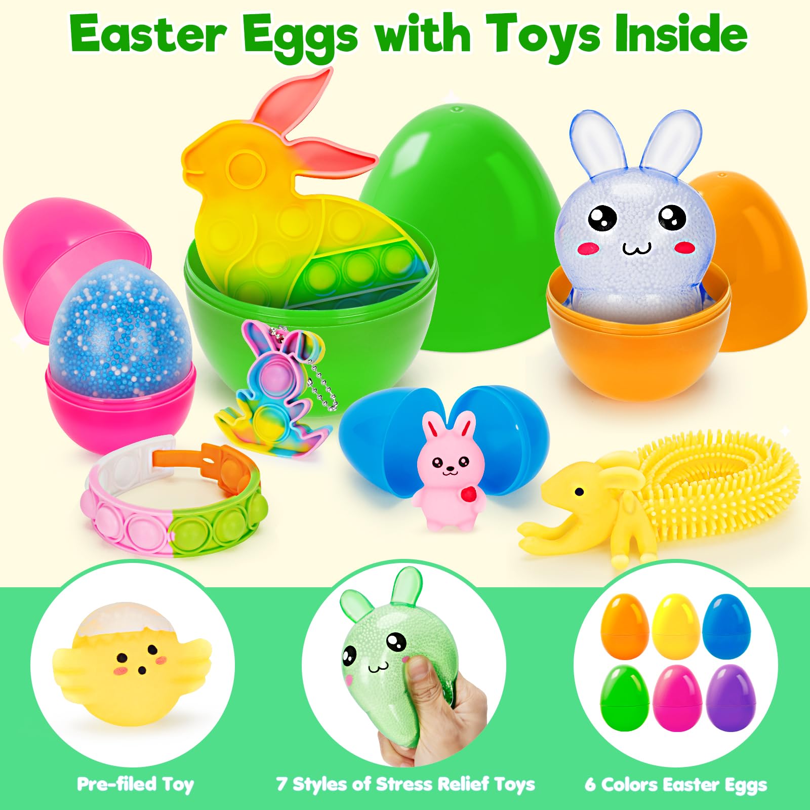 Jyusmile Easter hunt party favors add color and excitement to celebrations.
