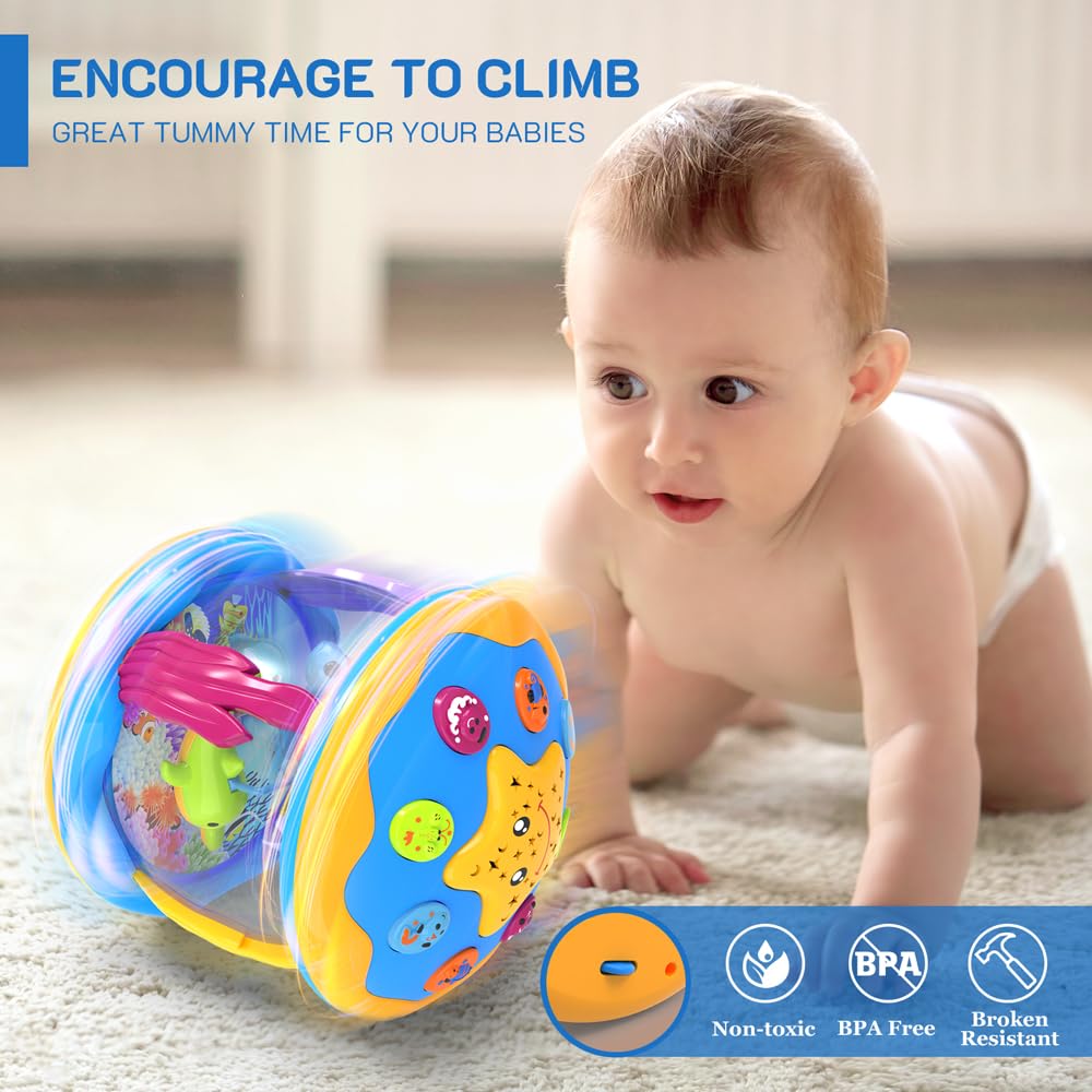 Jyusmile soft lights and melodies help baby settle for naps.