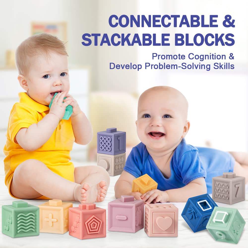 Jyusmile squeak toy balls provide audible feedback during play