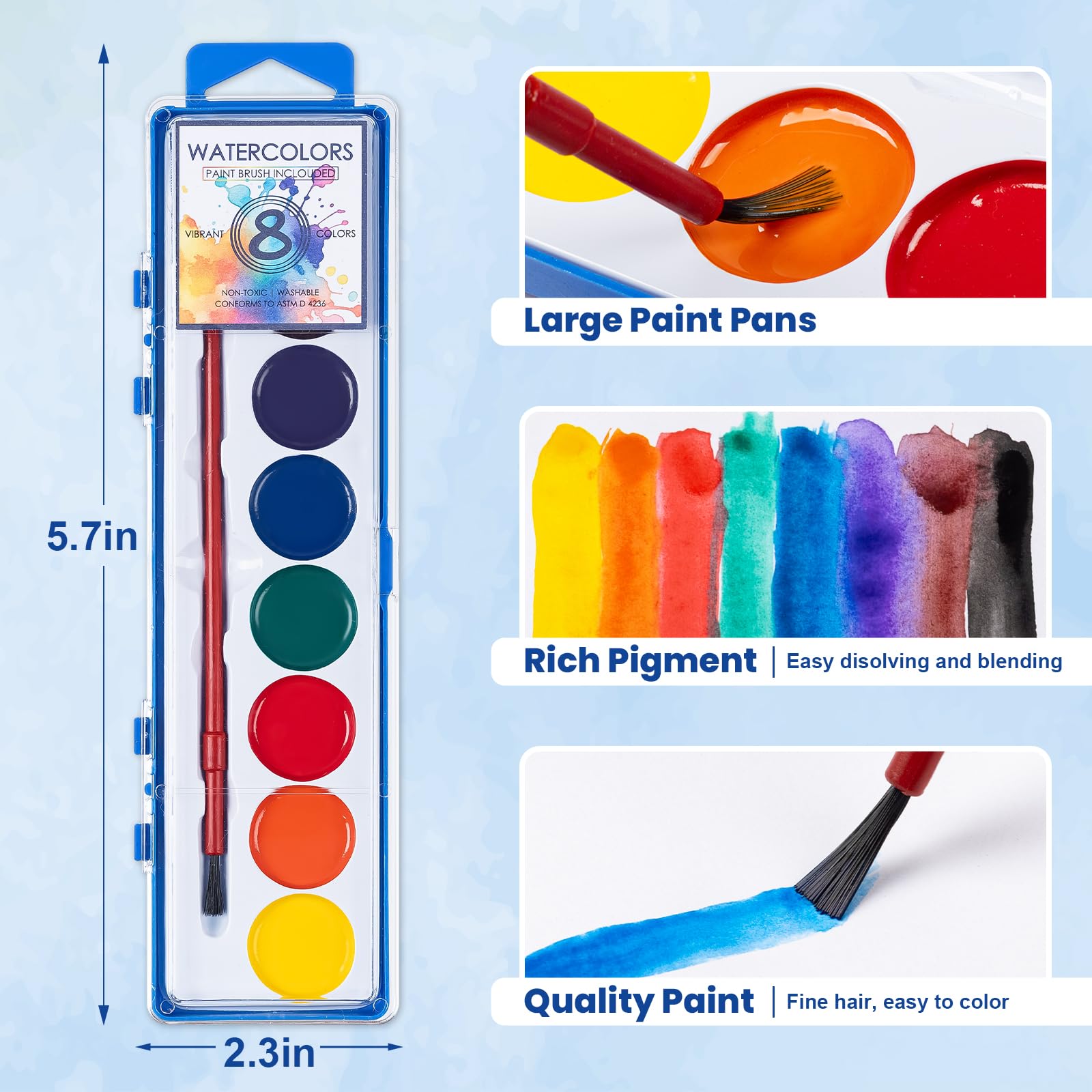 Jyusmile versatile paint set usable on paper, ceramics and fabric.