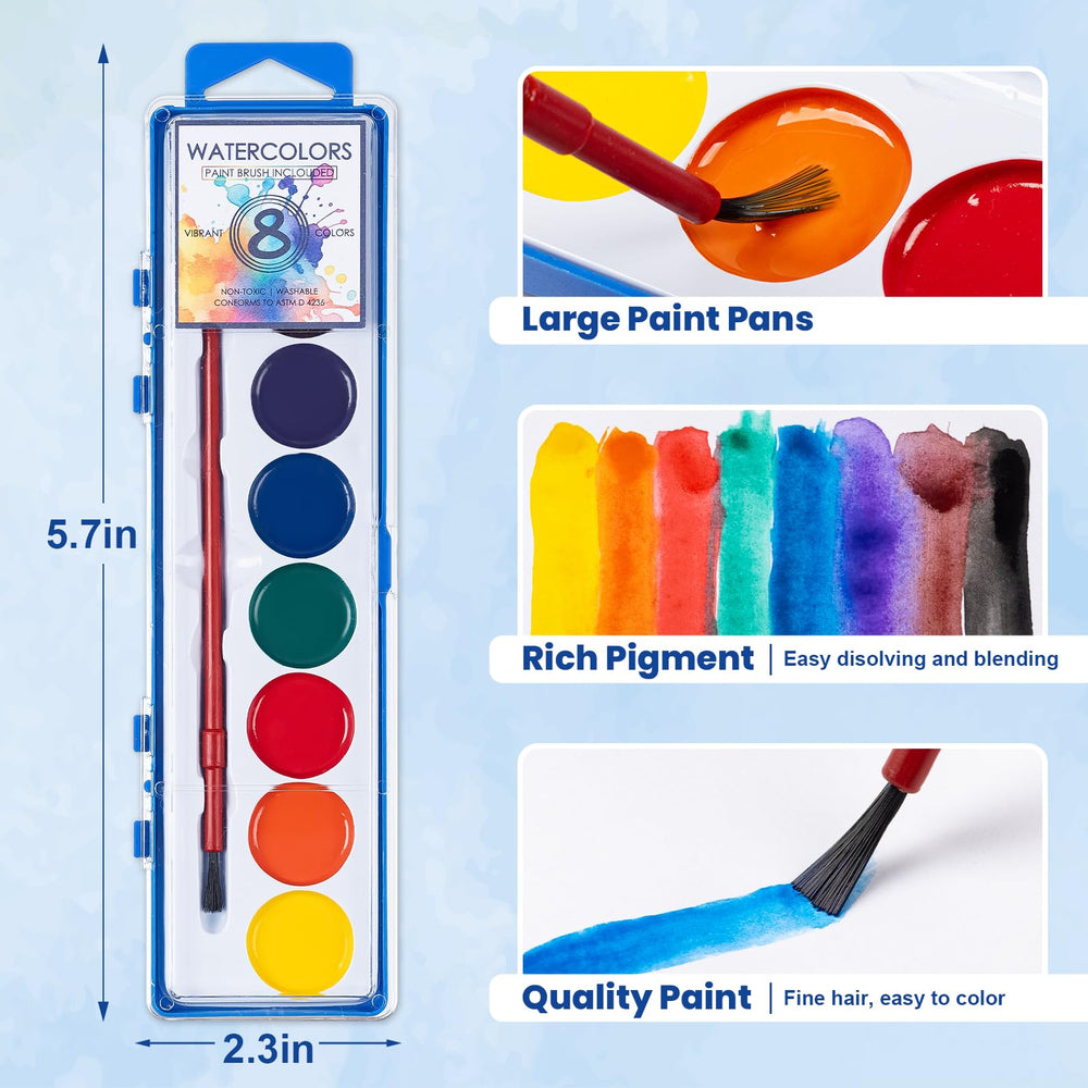 Jyusmile versatile paint set usable on paper, ceramics and fabric.