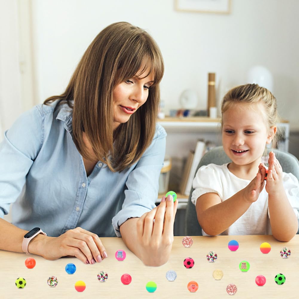 JYXT bouncy balls jump high with elastic rubber for classroom or home fun