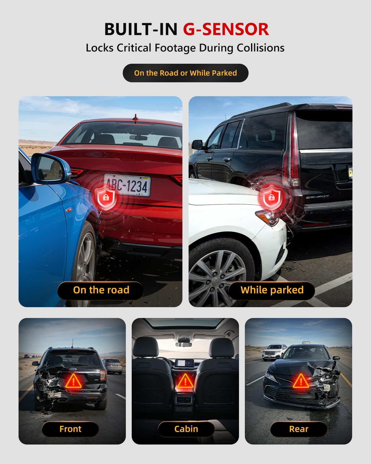 Jzones GPS parking mode displays routes and speed for verification.