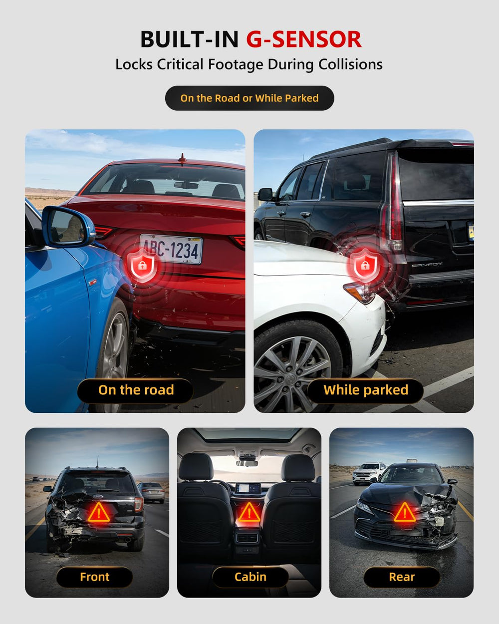 Jzones GPS parking mode displays routes and speed for verification.
