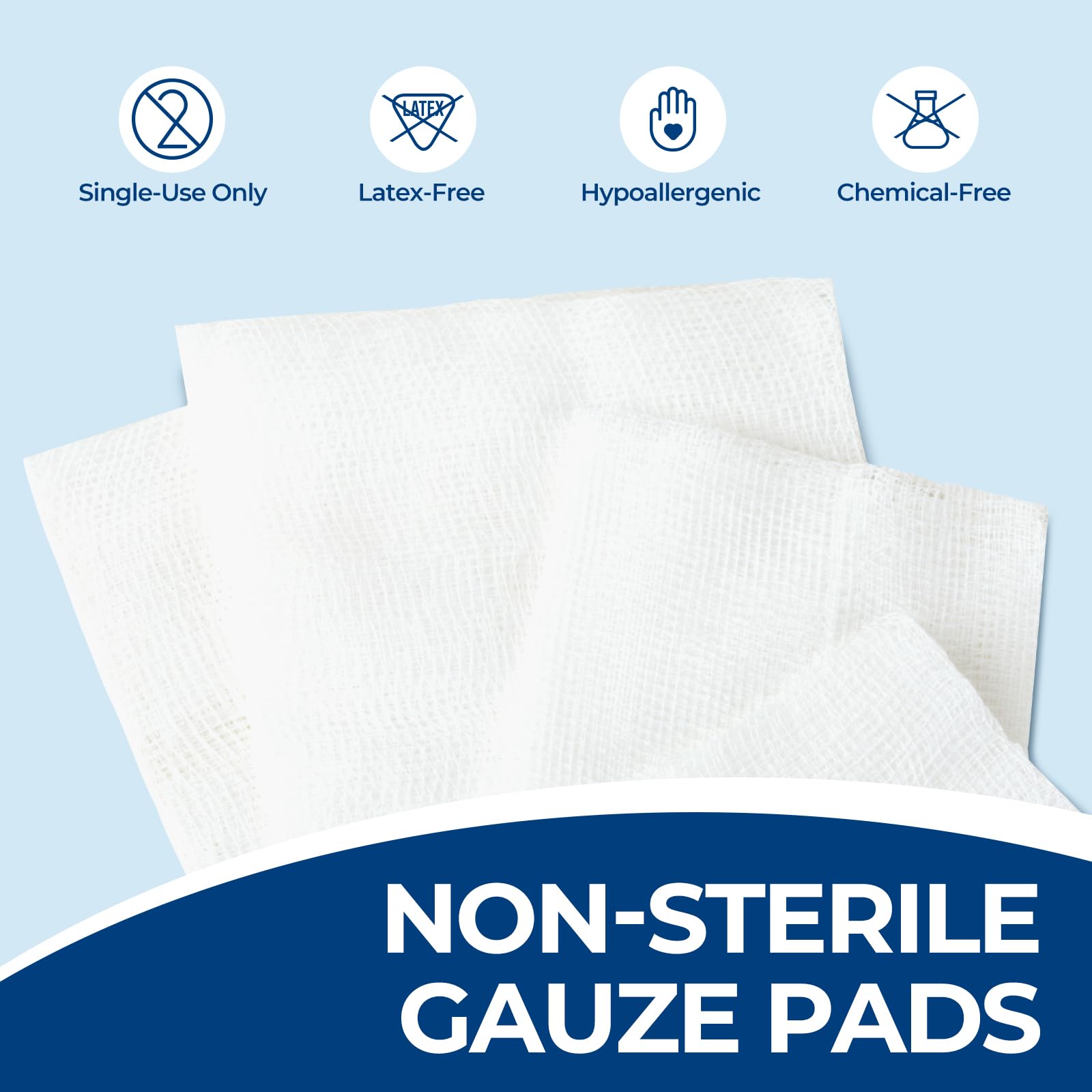 K Kingstar bulk gauze sponges suitable for clinics and home care.