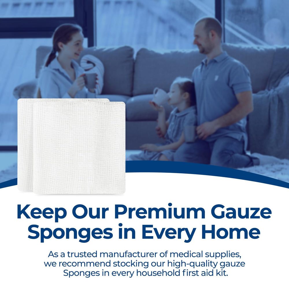K Kingstar professional-grade cotton gauze with low linting.
