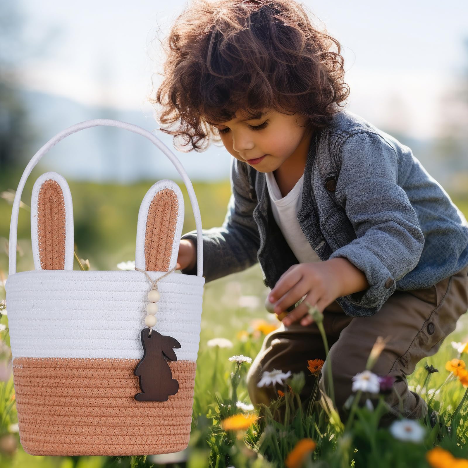 K-MLICE compact storage Easter basket for small finds.