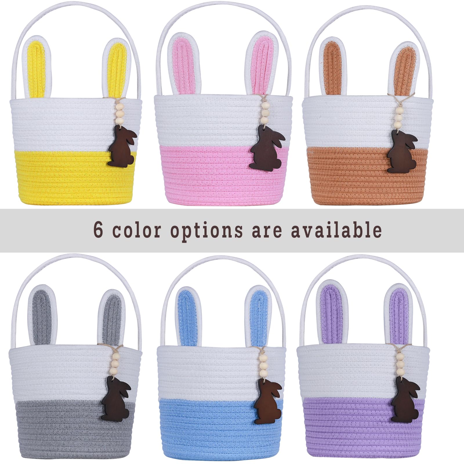 K-MLICE decorative-use Easter basket adds charm to rooms.