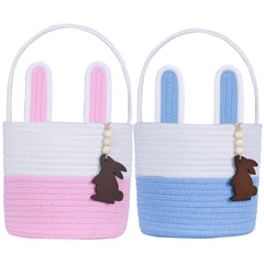 K-MLICE Easter basket two-pack front view for easy egg hunts