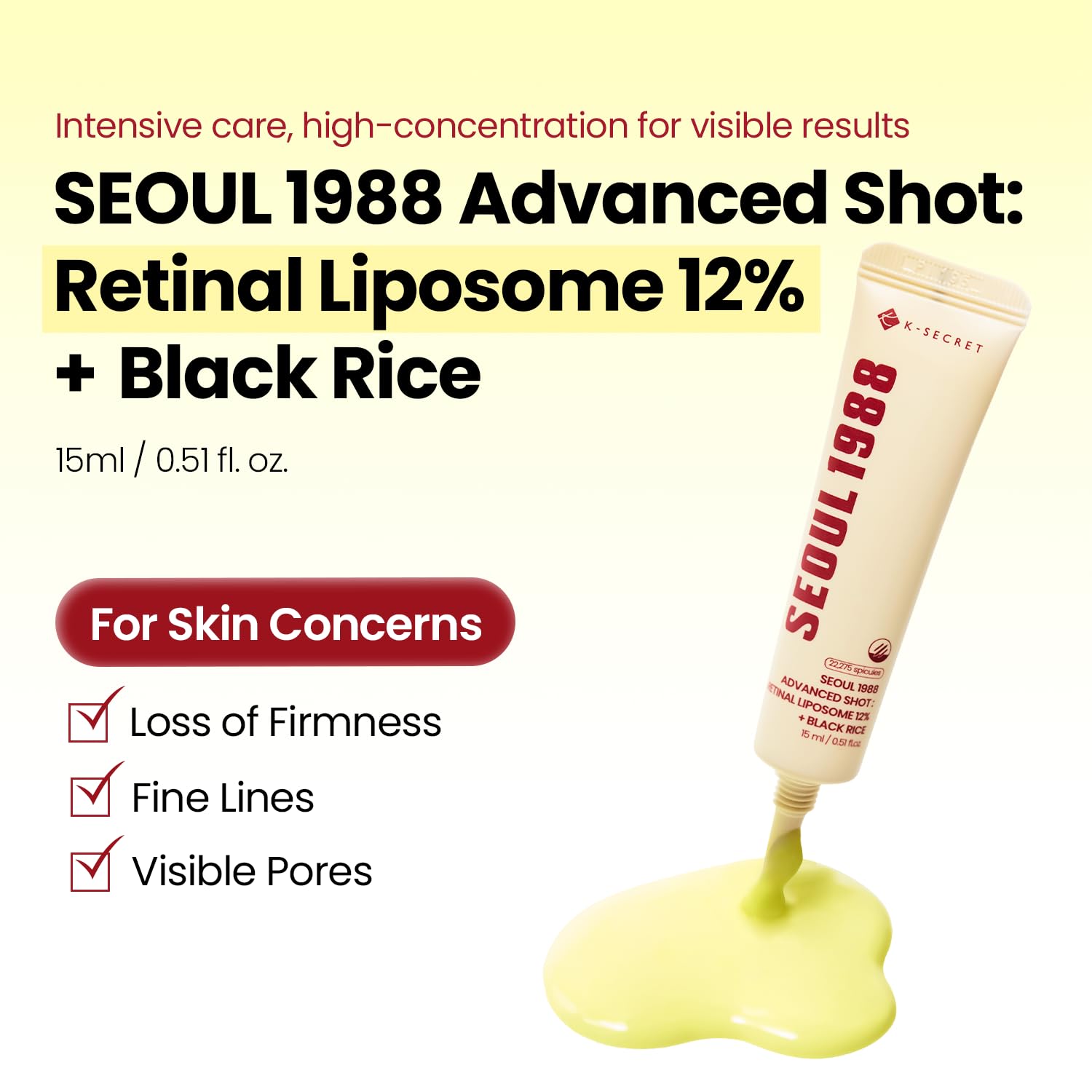 K-SECRET Seoul 1988 retinal liposome 12% bottle for efficient absorption