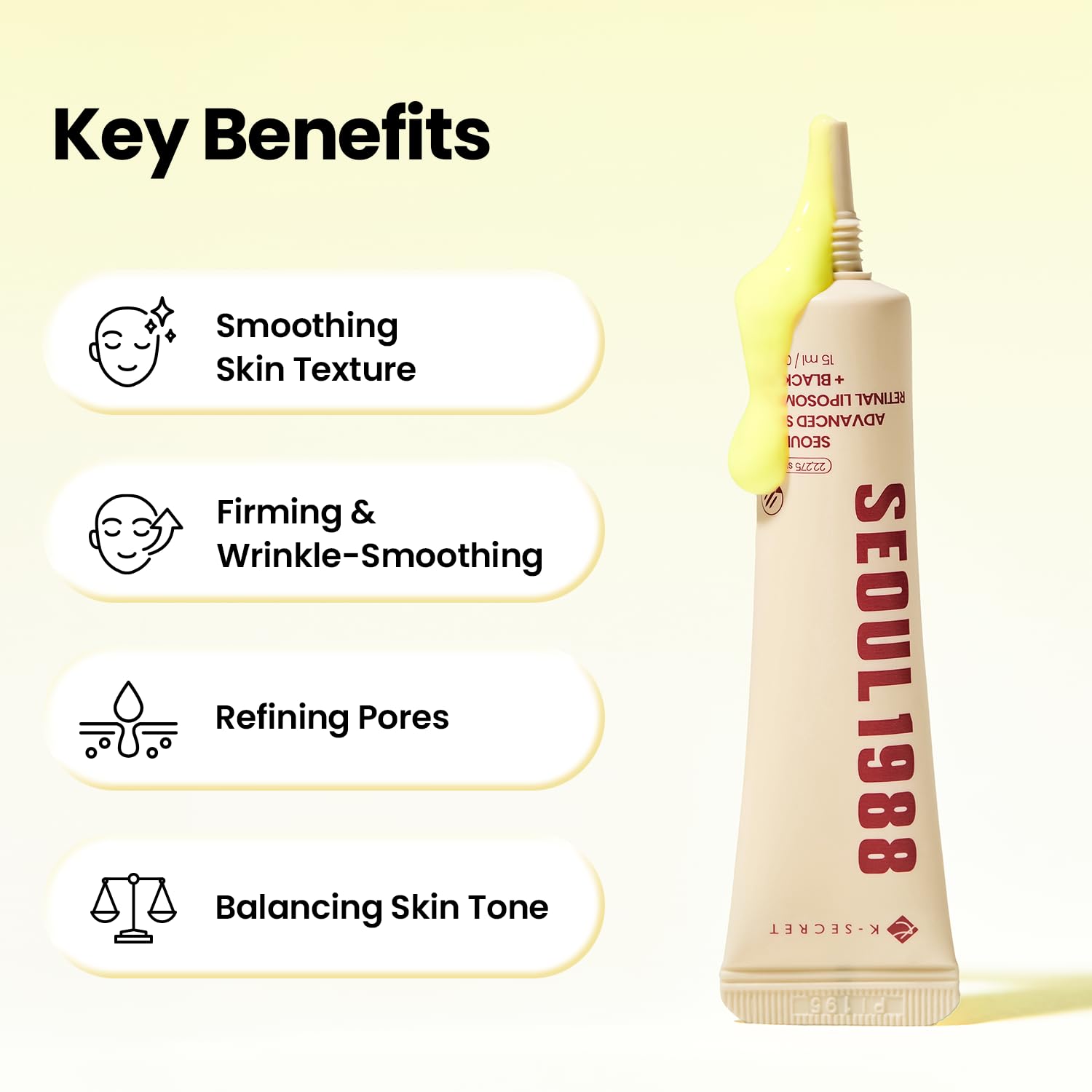 K-SECRET Seoul 1988 spicules activation on skin during application