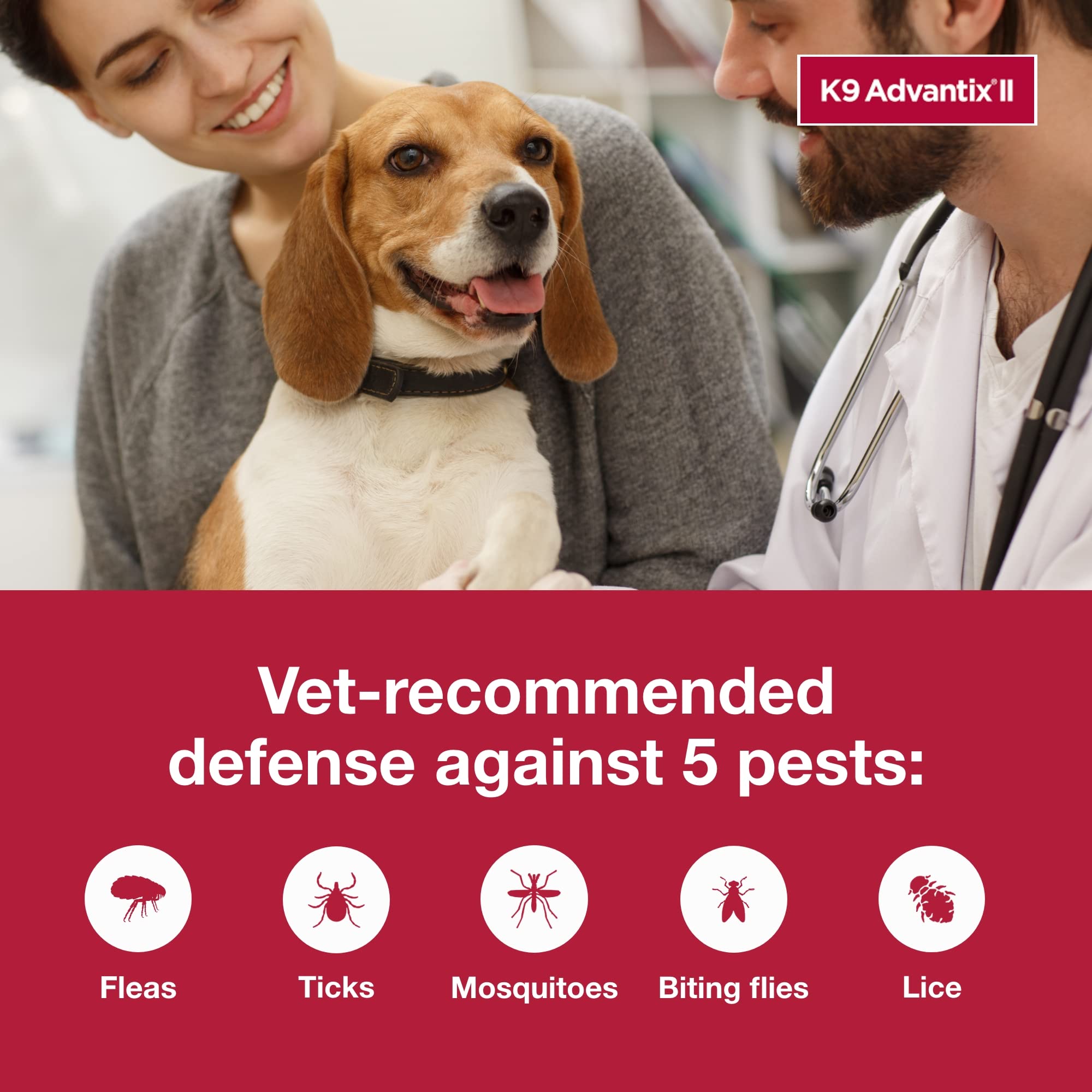 K9 Advantix II fragrance-free formula close-up.