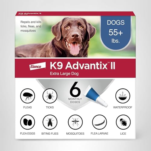 K9 Advantix II XL 6-dose packaging for convenient schedules