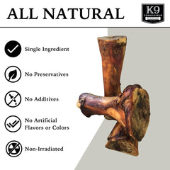 K9 Connoisseur long-lasting chew image showing real marrow and smoked bits.