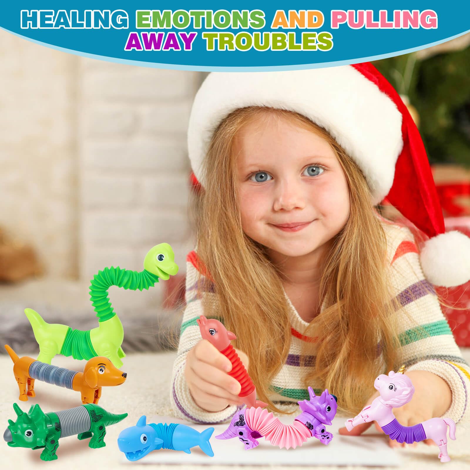 Kabvry Animal Pop Tubes unicorn form sparks imagination and sensory exploration