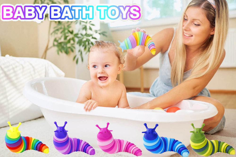 Kabvry Sensory Slug Durable Plastic, smooth edges for safe play.