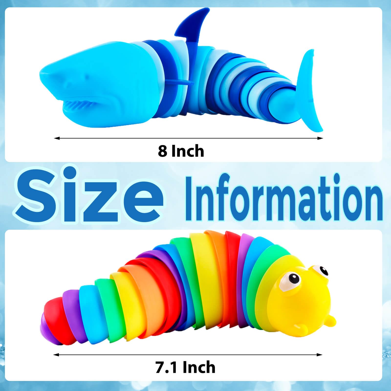 Kabvry Sensory Slug Fidget Toy – durable child-safe plastic for daily use