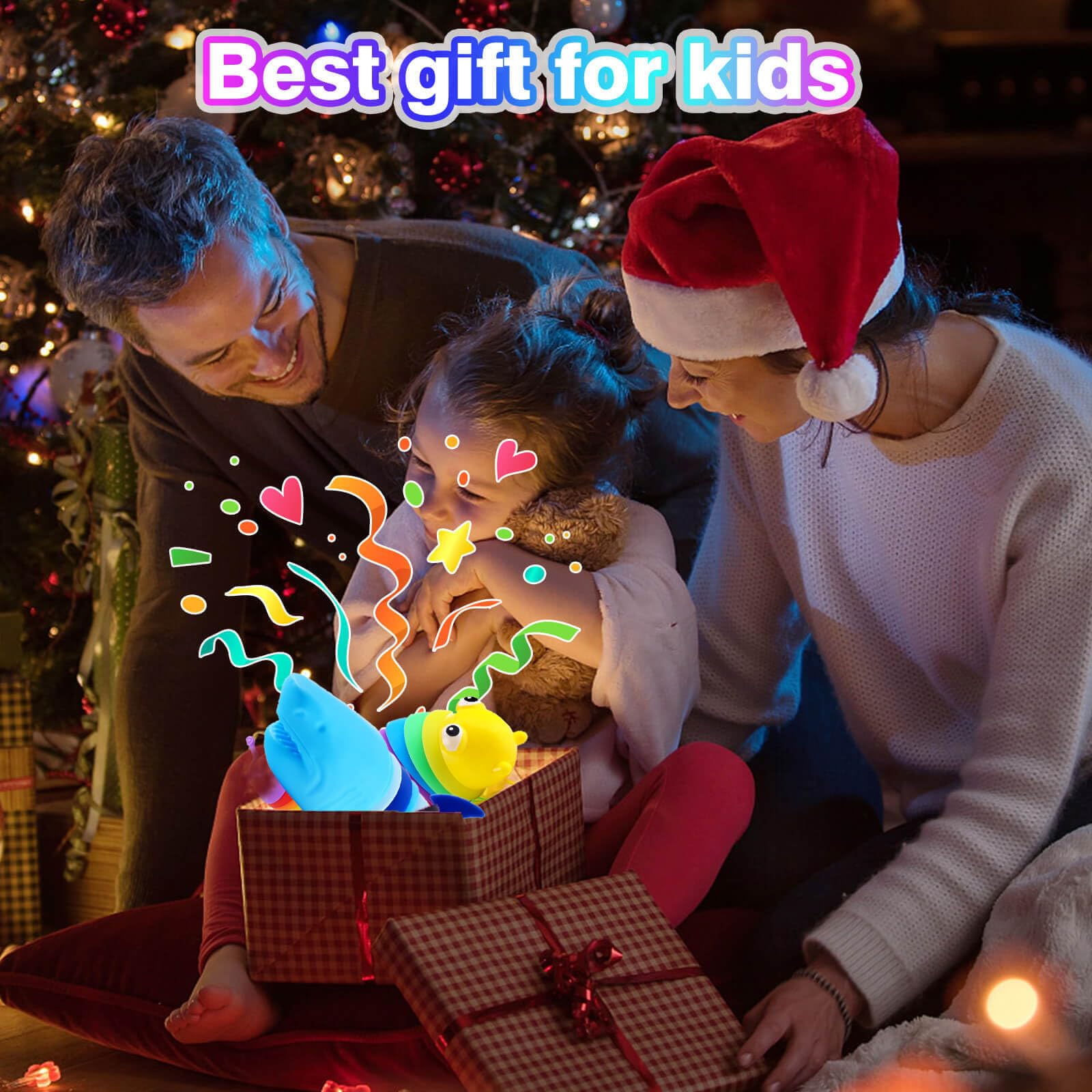 Kabvry Sensory Slug Fidget Toy – portable play for on-the-go calm moments