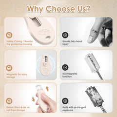 KacNacPro bread lame case open feature enables easy blade access.