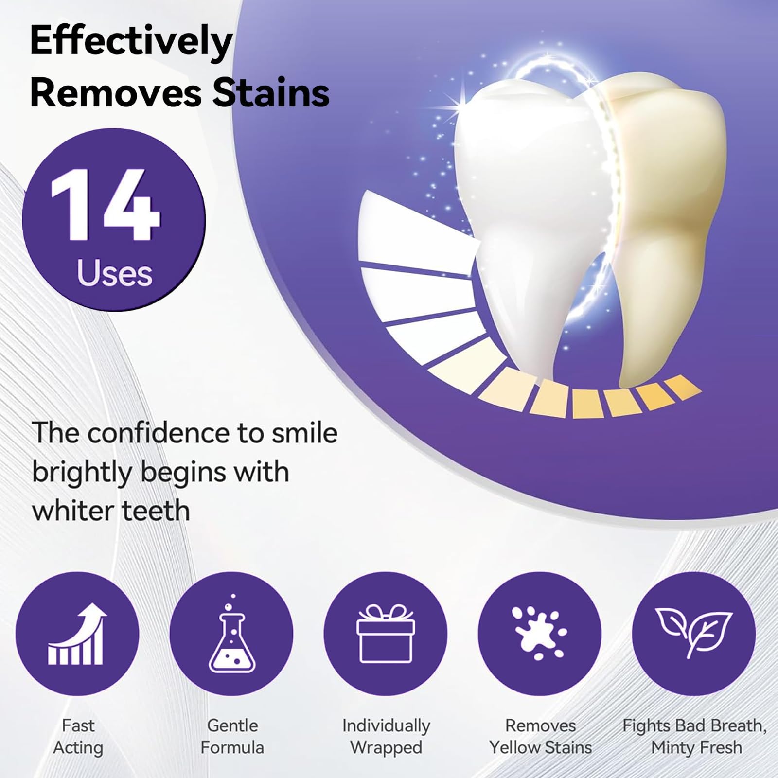 Kadohyrt Purple Technology Strips displayed for brighter undertones