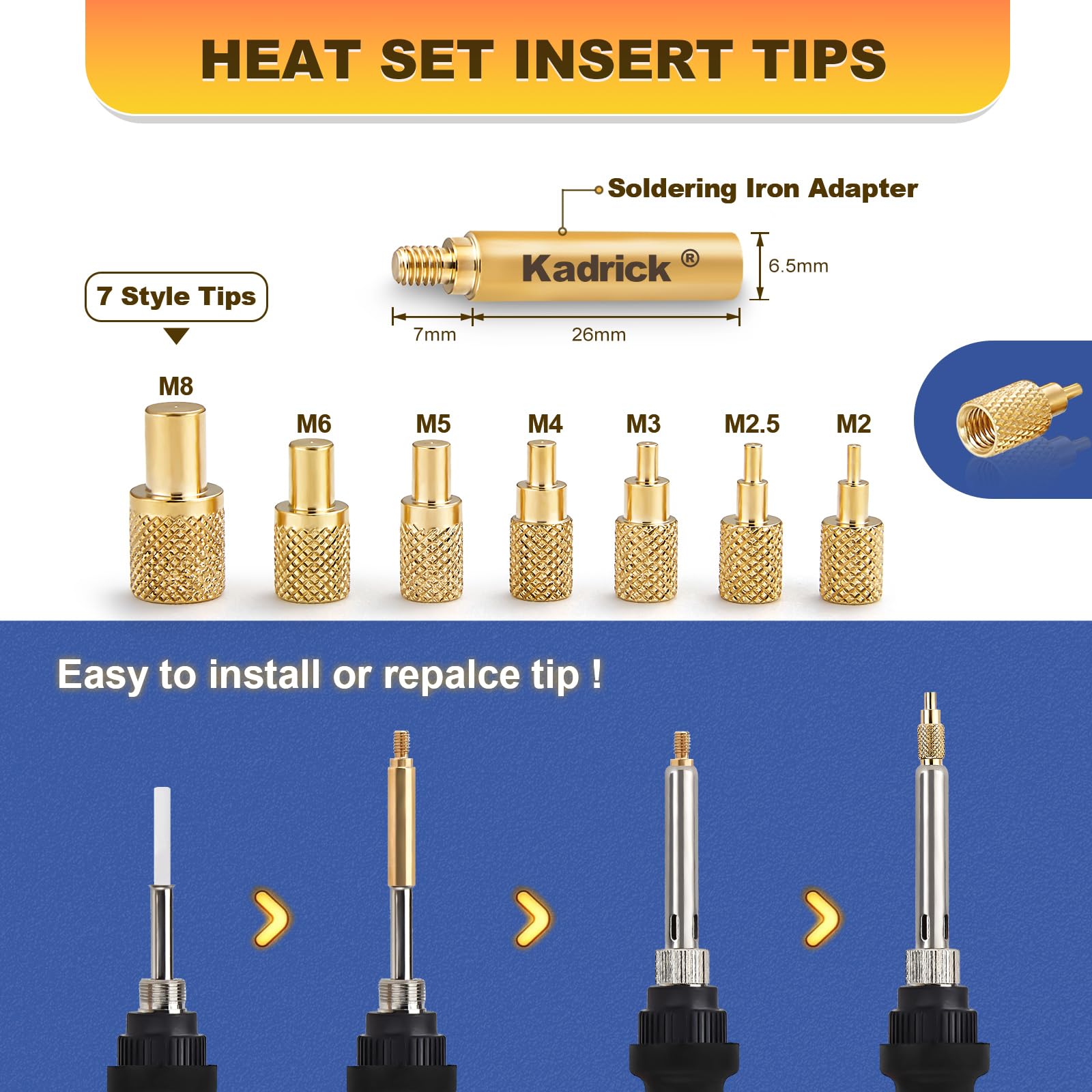 Kadrick compatible with PLA/ABS/nylon for functional prototypes