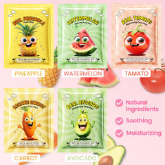 Kaely fruit face mask banana for gentle moisturization and smoothing.