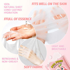Kaely mango mask radiant skin closeup emphasizes nourishing fruit extracts.