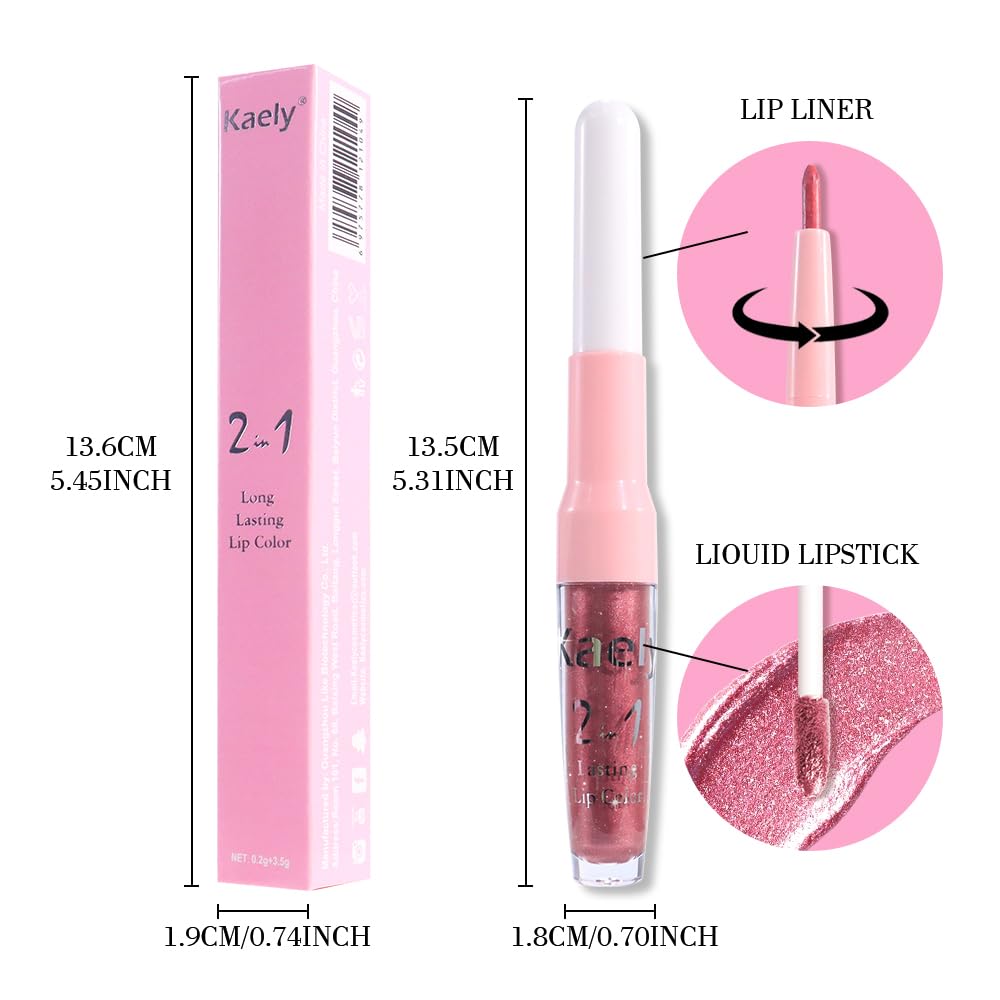 Kaely lip duo ideal for office, date night, and summer party looks.