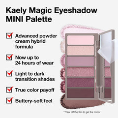 Kaely waterproof formula helps color stay put through daily activities.