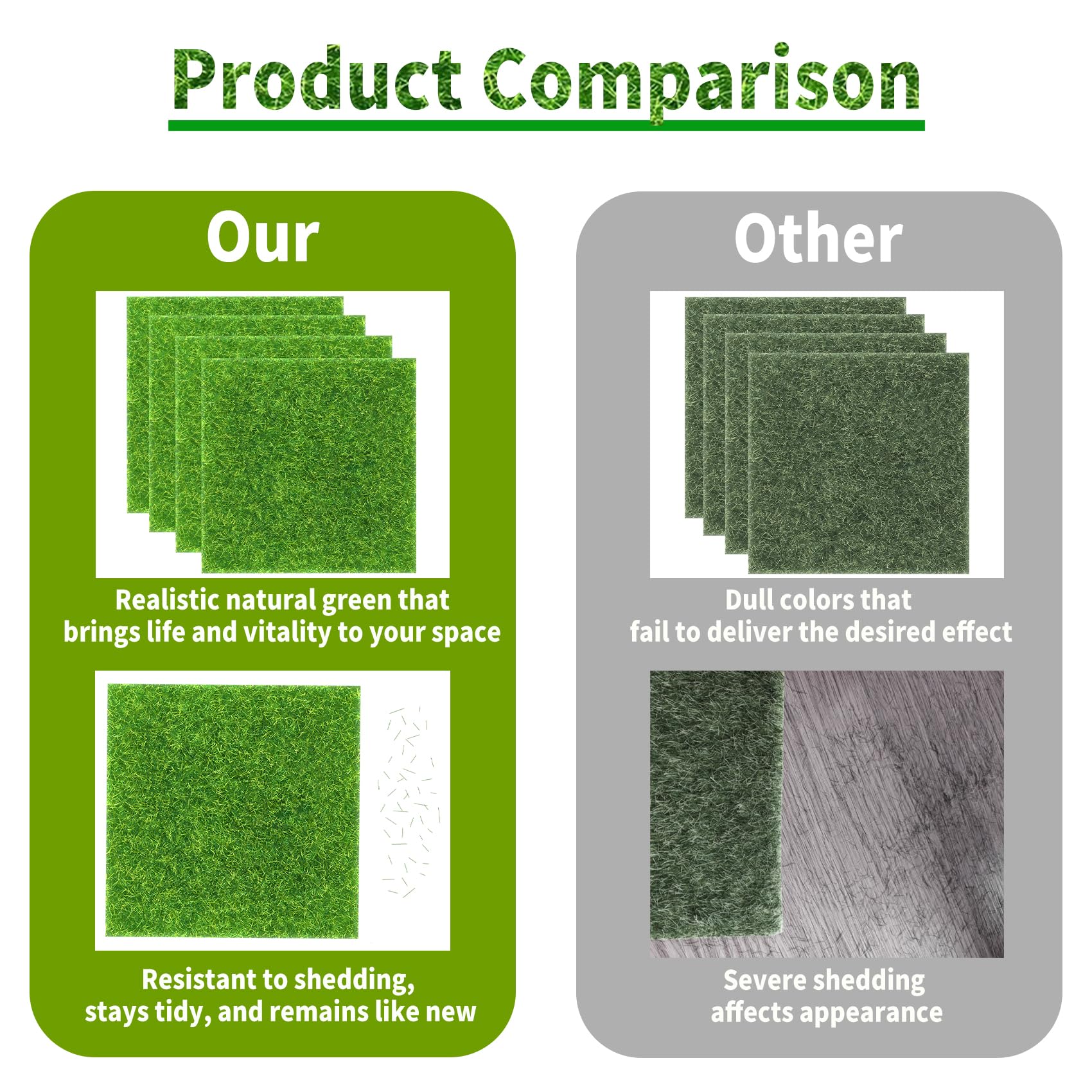 KAEZDD mini golf grass squares help build playful, tactile game setups