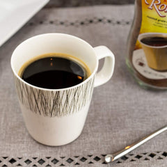 Kaffree Roma roasted-grain aroma fills the kitchen with warmth.