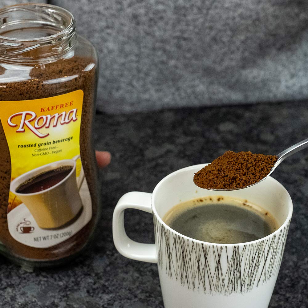 Kaffree Roma whipped cream and cinnamon topping completes the latte.