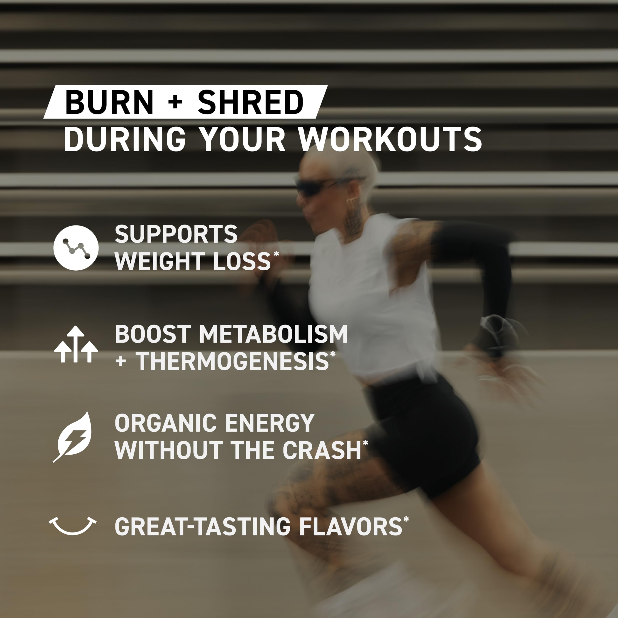 L-Carnitine rich formula in KAGED Clean Burn for energy during workouts.