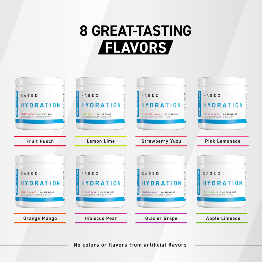 Kaged Daily Hydration antioxidant blend panel highlights Spectra complex.