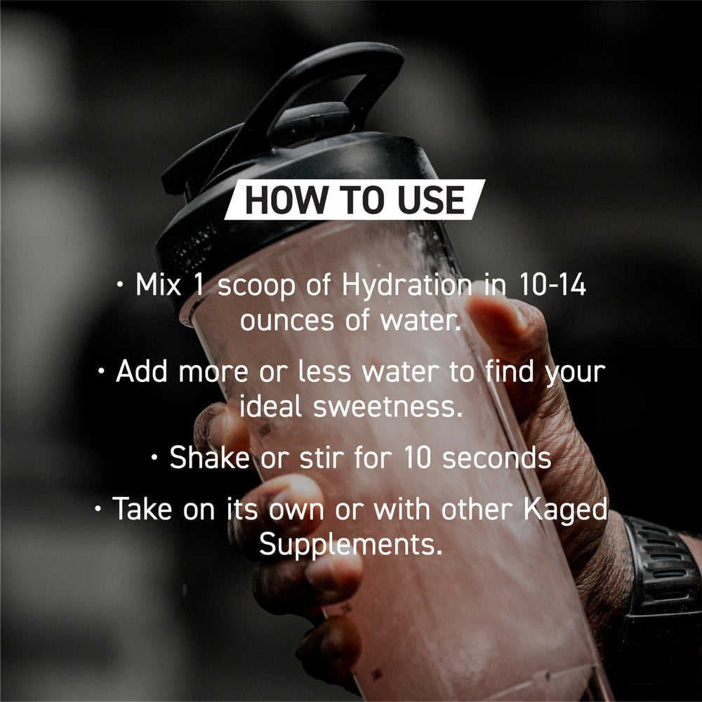 Kaged Daily Hydration Mix Your Own base demonstrates customization option.