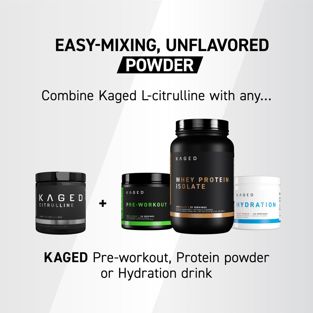 Kaged L-Citrulline dissolving in water prior to a workout session