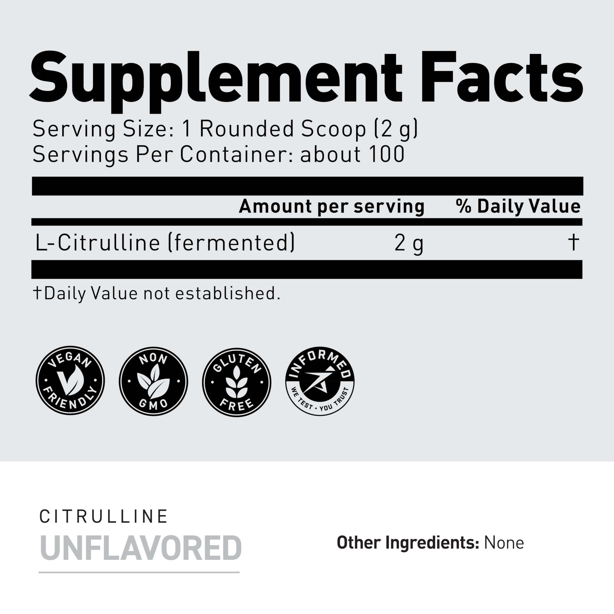 Kaged L-Citrulline powder dissolving in water before training
