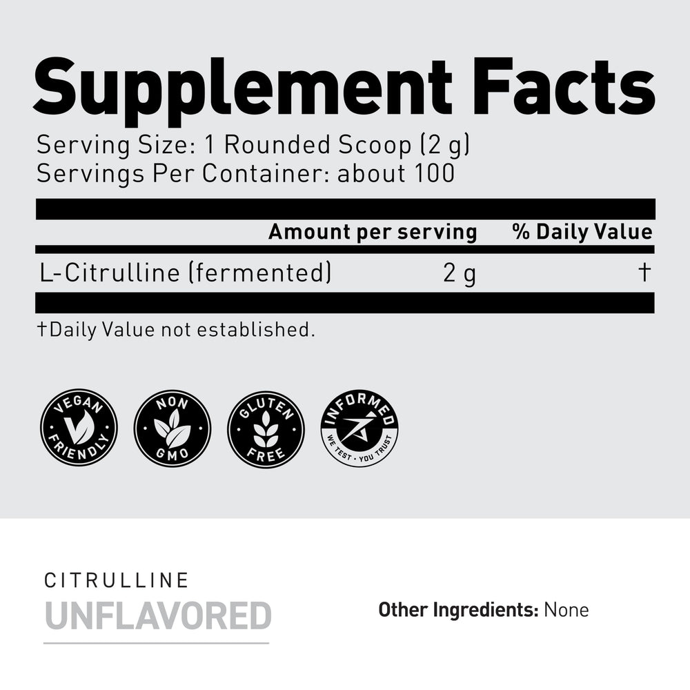 Kaged L-Citrulline powder dissolving in water before training