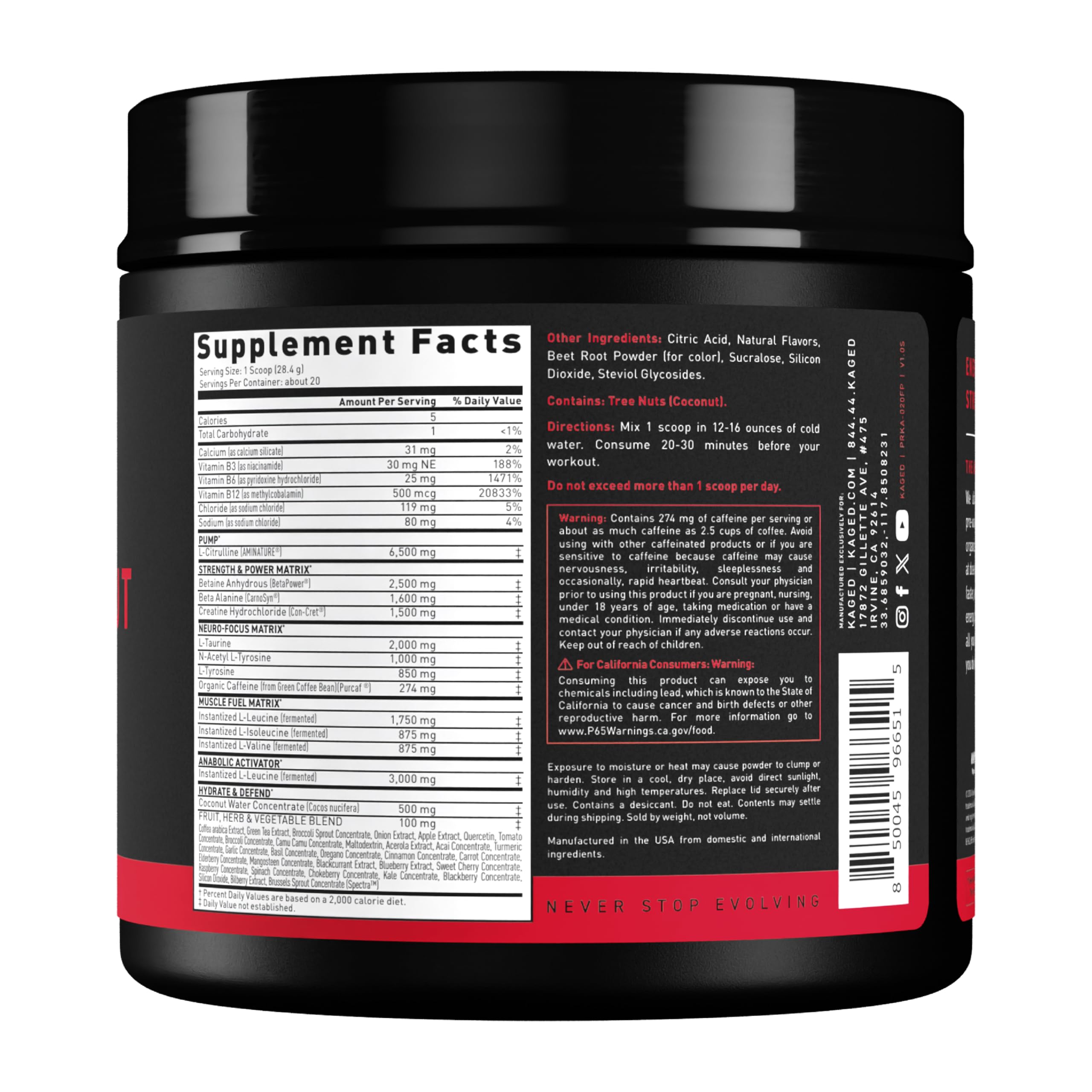 Fruit Punch flavor aroma visualized as a refreshing pre-workout ritual