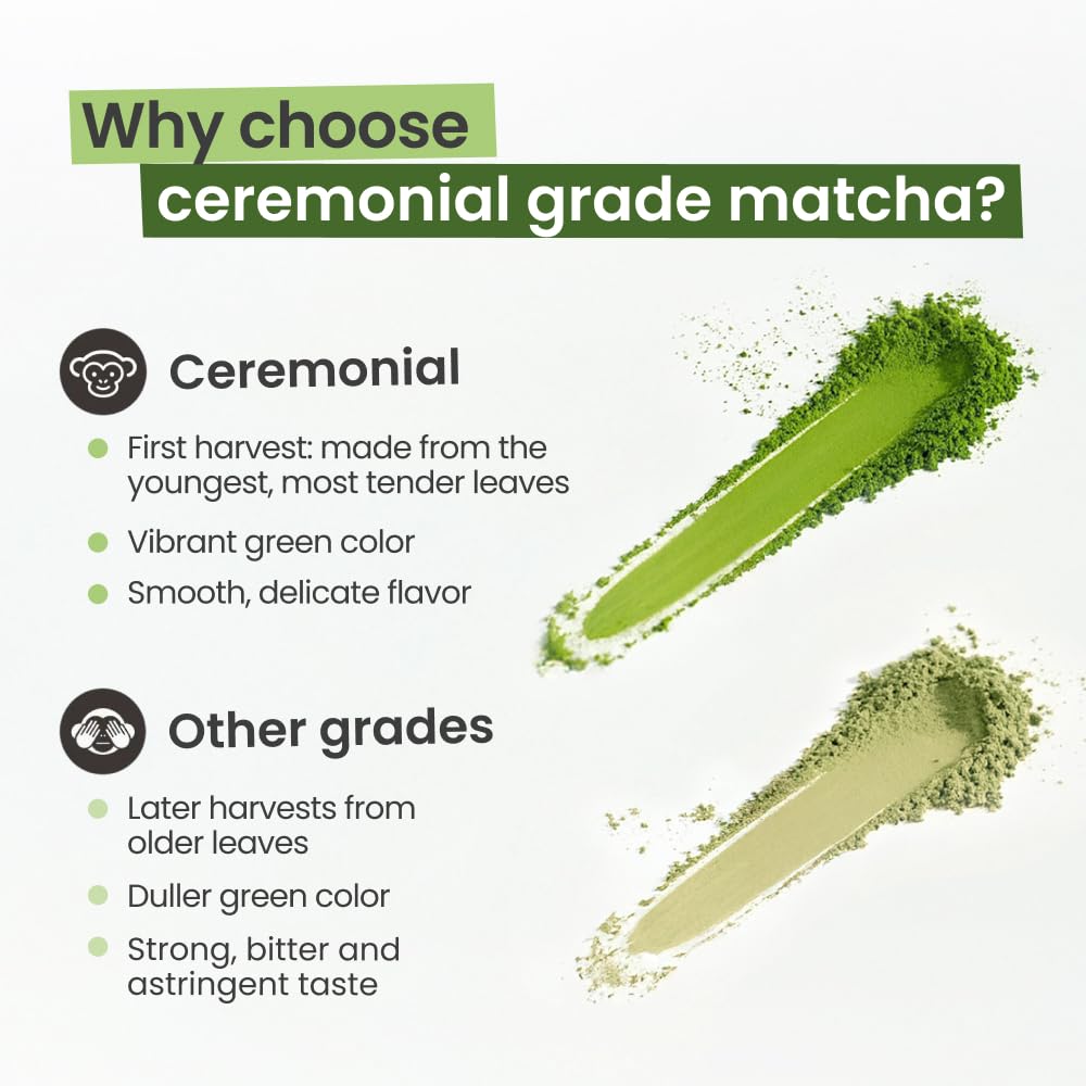 Kagoshima shade-grown field promotes rich color and umami notes in PureChimp ceremonial matcha.