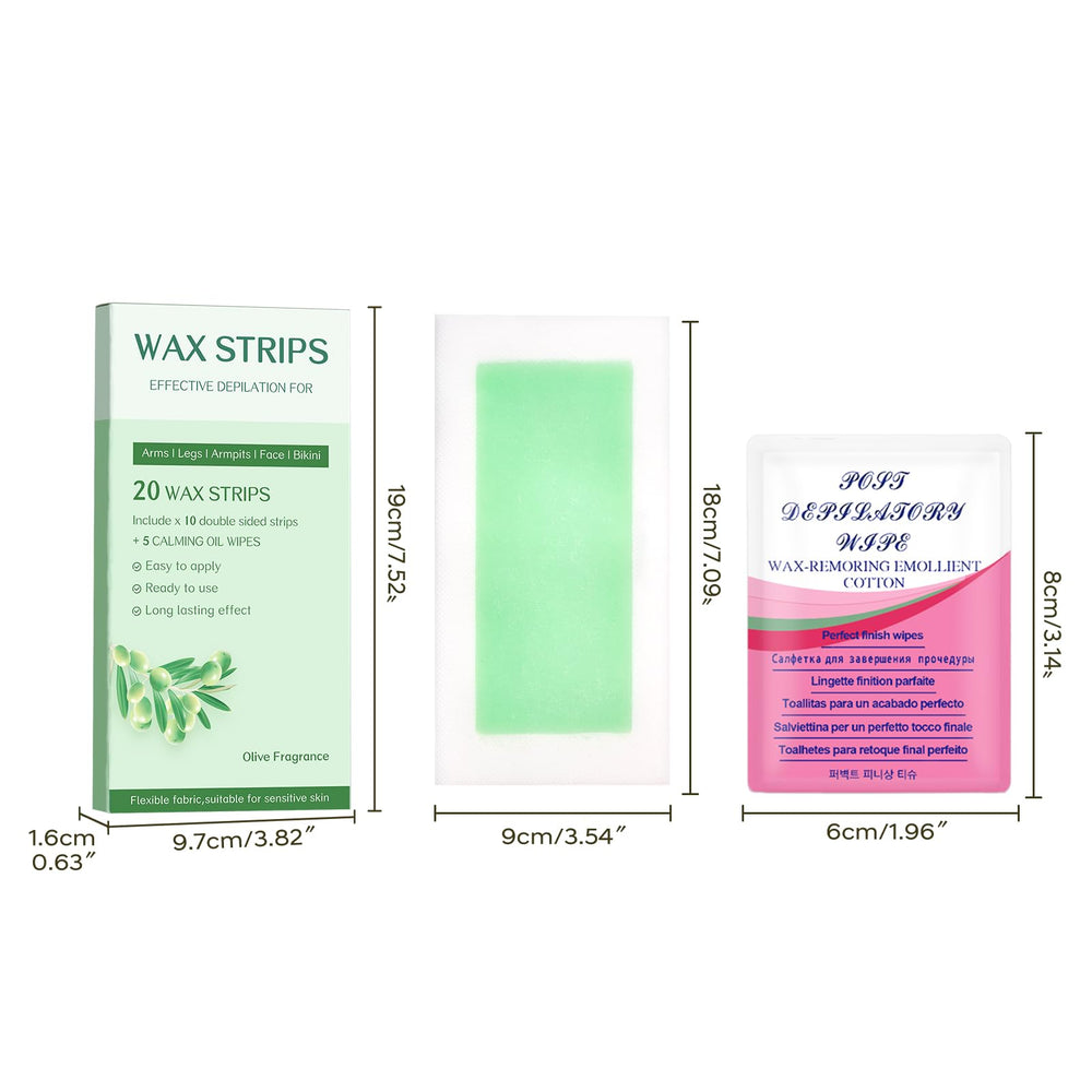 KAGZWXX calming oil wipes pack for post-wax skin care