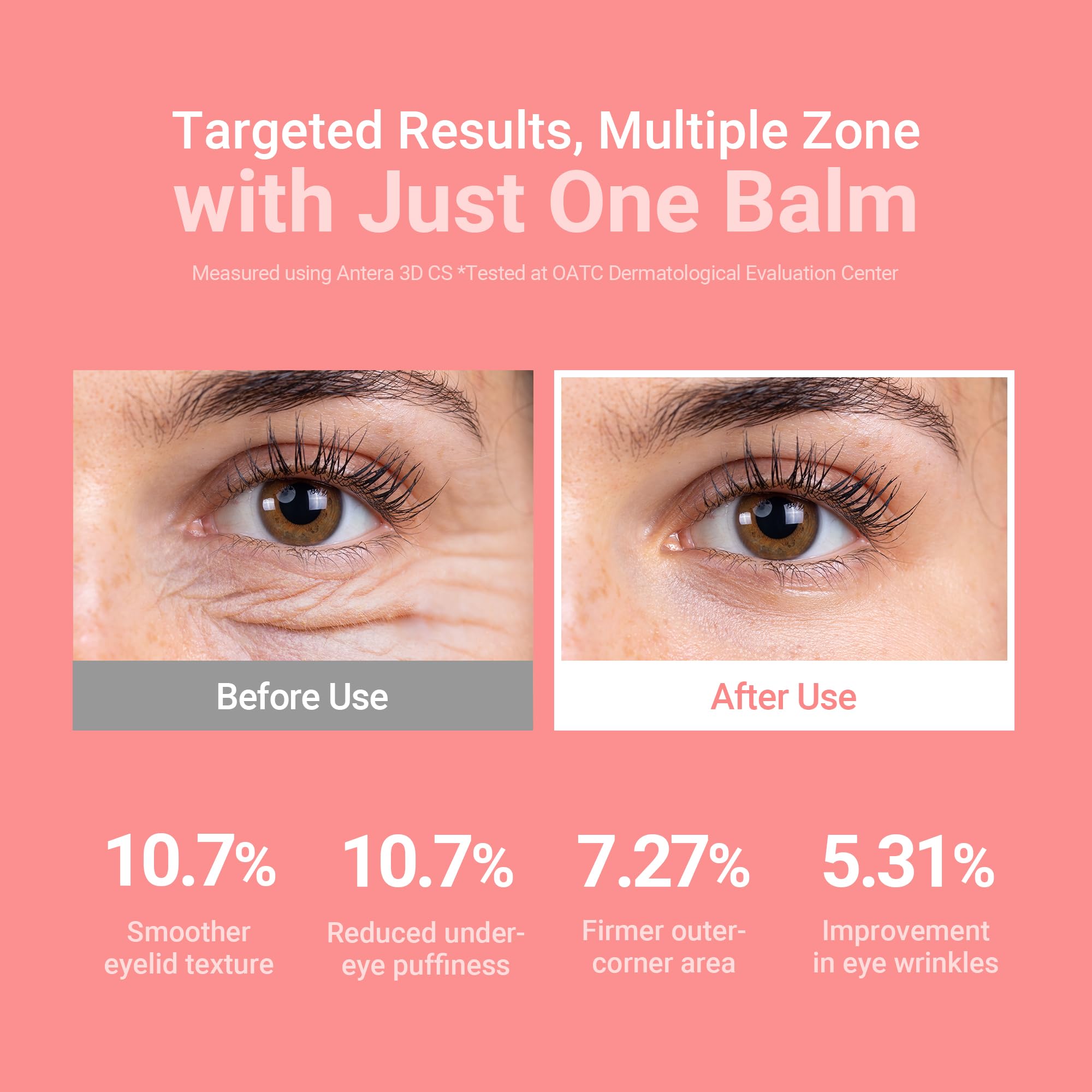 KAHI Wrinkle Bounce Duo Edition demonstrates gentle glide around the eye area.