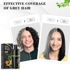 KAISASA 3-in-1 hair dye shampoo cleanses, colors, and conditions in one step.