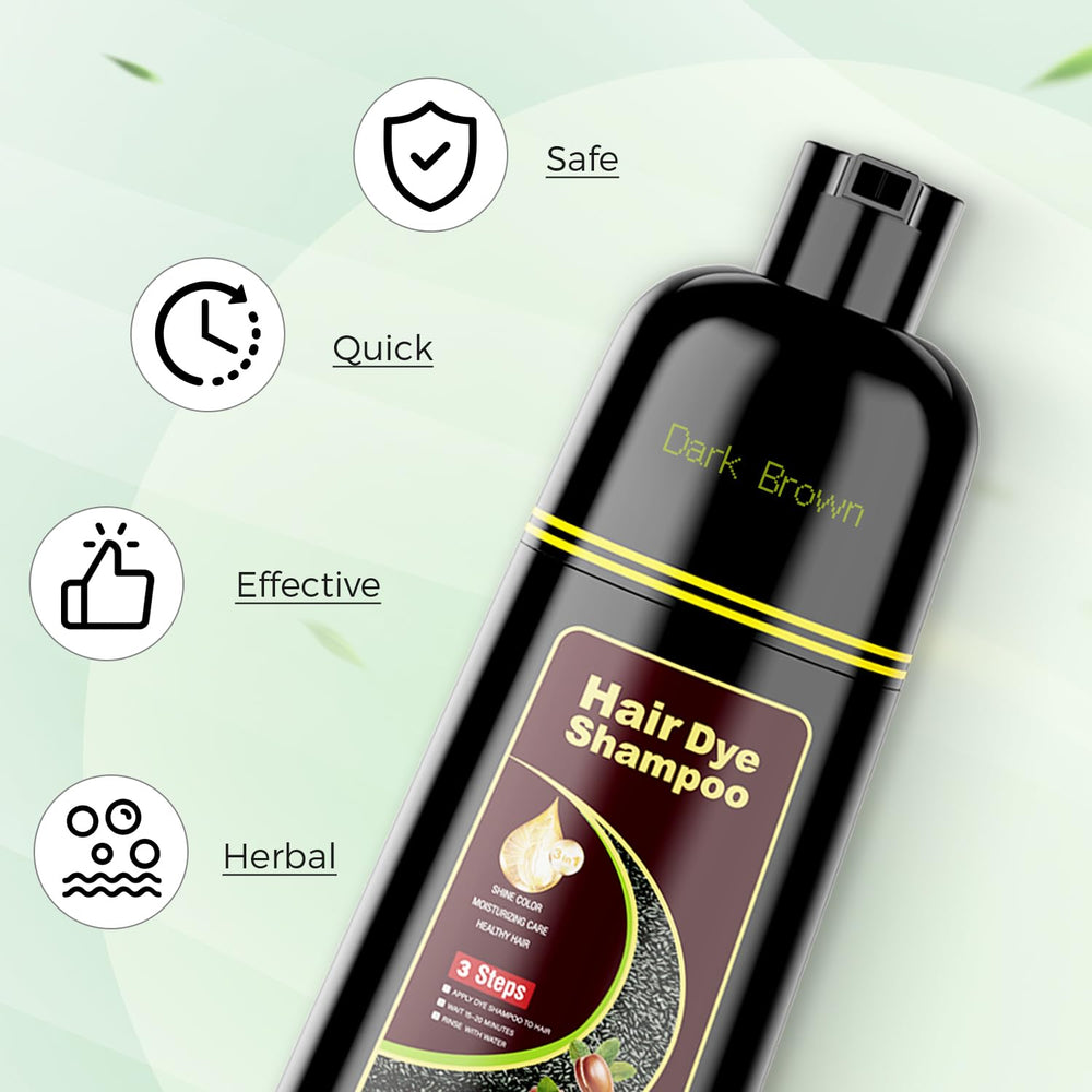 KAISASA Gray hair coverage shampoo enables easy at-home color refresh.