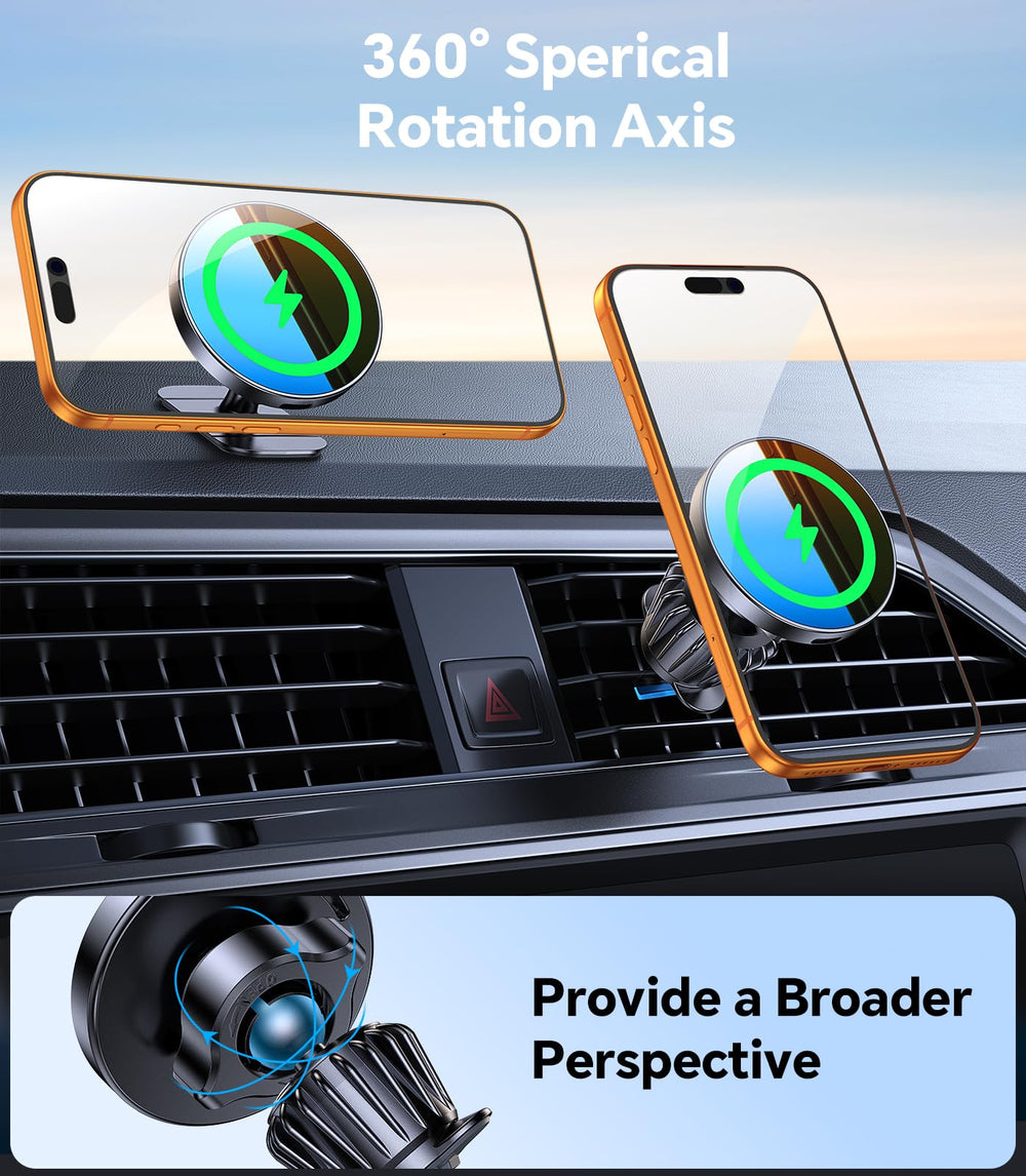 Kaistyle magnetic car holder firmly grips your iPhone on the move