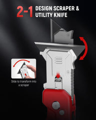 Kaiweets folding box cutter handle designed for comfortable, precise cuts.