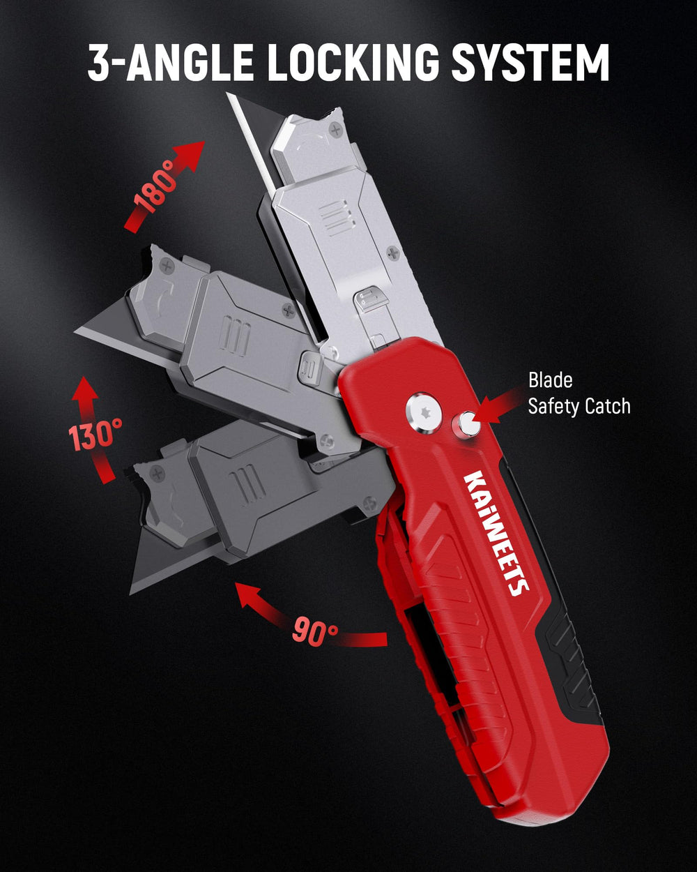 Kaiweets SK2 blades storage showing quick blade changes on demand.