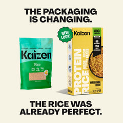 Kaizen Protein Rice Spanish serving with bold spices for flavor-packed bowls.