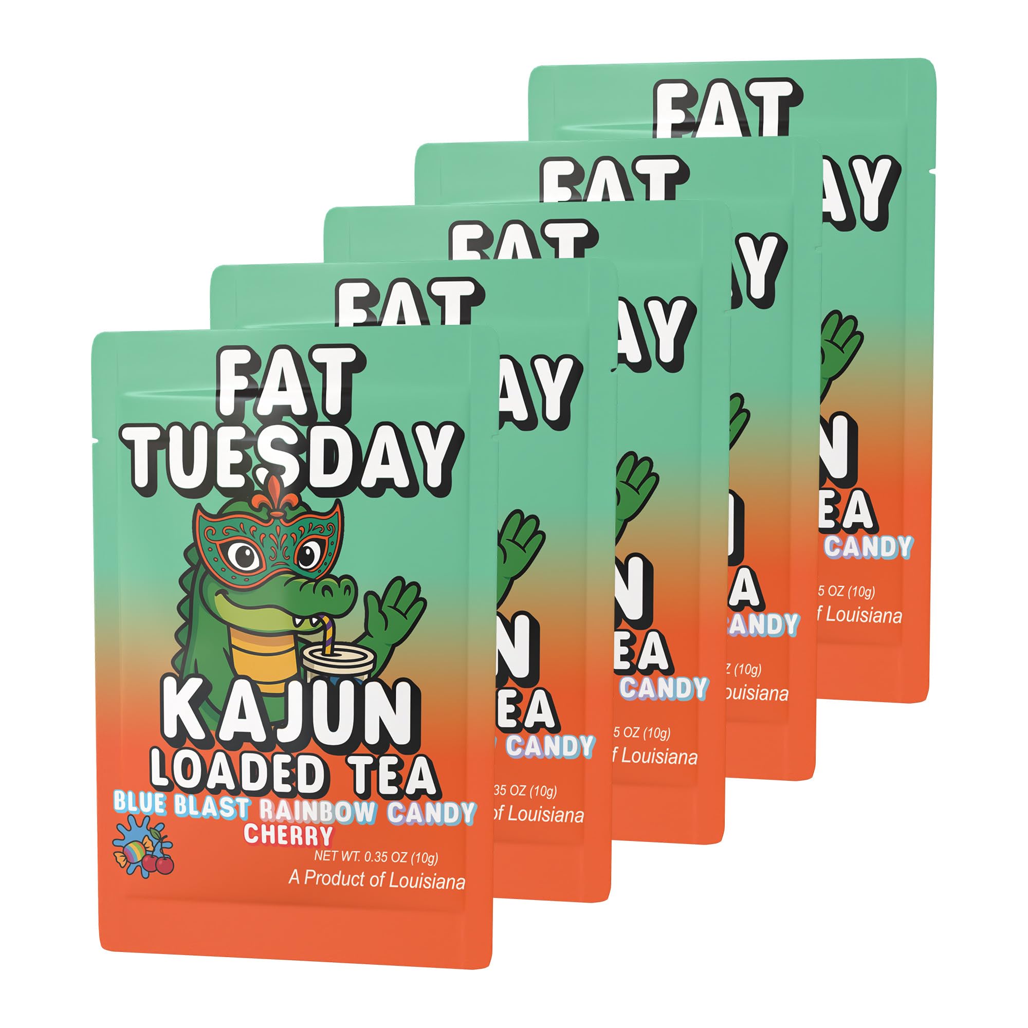 Kajun Loaded Tea caffeine boost from green tea for steady focus